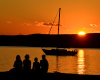 Frienships At Sunset